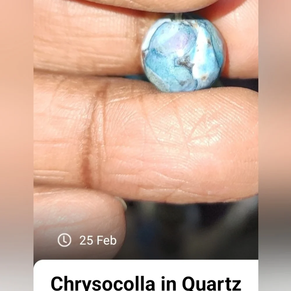 MULTI FACUTED CRYSTAL 22" NECKLACE - Picture 9 of 9